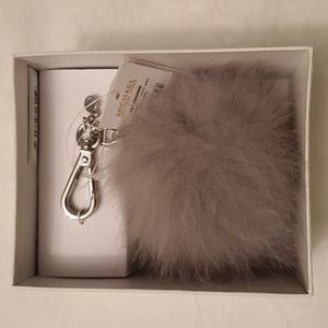Michael Kors Fox Fur Key Charm